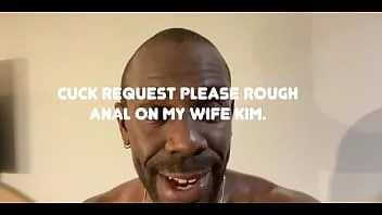 play Cuck 请求：请为我的妻子 kim 粗糙肛门。英文版