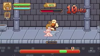 play Prajurit wanita yang lucu berhubungan seks dengan pria dalam kesenangan memanjat video game hentai baru