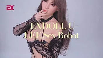 Play Exdoll cyberfushion u-lee silicone sex robot with soft boobs and big butts