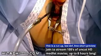 play كن طبيبًا تامبا، وامنح بلير سيليست هزات الجماع الإلزامية بعصا هيتاشي السحرية أثناء الفحص المكسيكي في Hitachihoescom